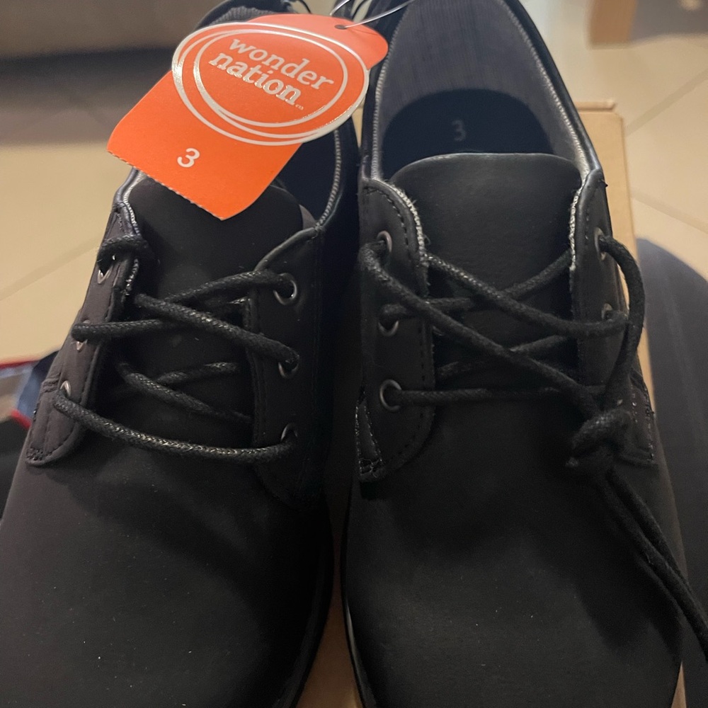 wonder nation Black Women's Lace-Up Casual Flats